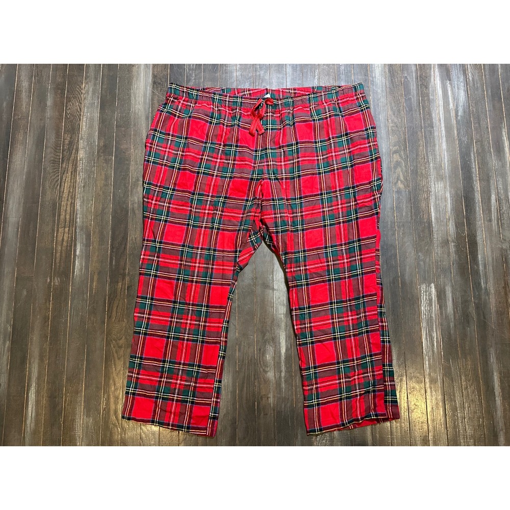 Old Navy Red Plaid Pajama Pants Plus Size Sleep Bottoms Loungewear Drawstring